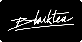 Logo Blacktea weiss